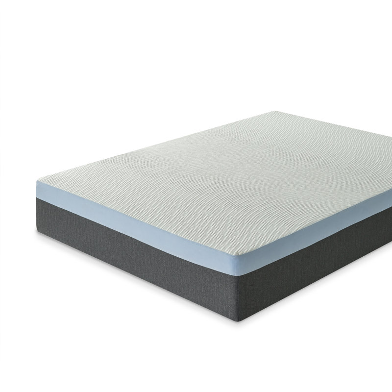 Zinus 12'' Medium Charcoal Infused Gel Memory Foam Mattress Wayfair